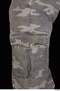 Larry Steel casual dressed grey camo trousers leg 0002.jpg